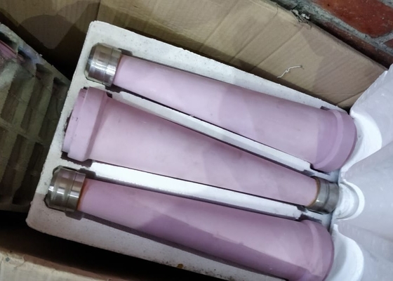 High Strength Lined Engineering Ceramic Sandblasting Nozzles For Pulp Cleaners