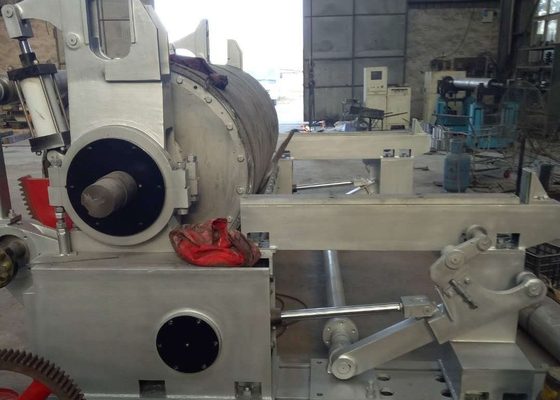 Horizontal Winding Machine , Pneumatic Reeling Machine Matched With Paper Machine