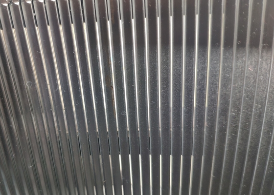 Wear Resistant SS304 Ripple Board Slot Screen Basket