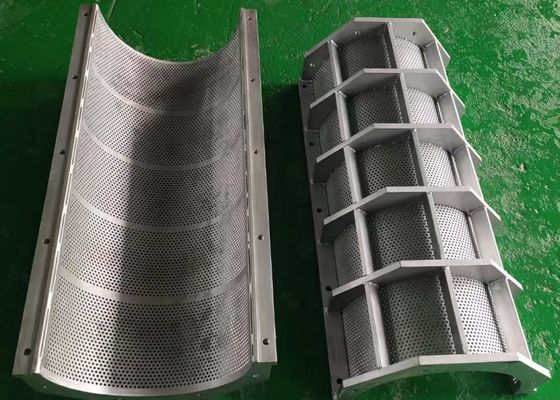 스테인레스 스틸 덤프 분류기 스크린 플레이트 소금지 소금지 소금지 가벼운 불순물을 위한 스크린